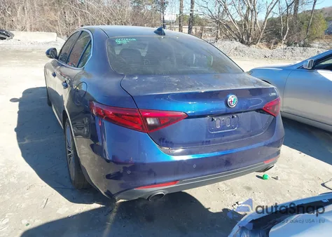 2018 Alfa Romeo Giulia Ti Lusso Rwd from USA, damaged, VIN ZARFAECN7J7581927